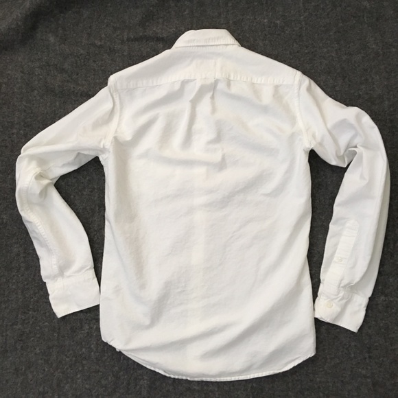 J. Crew All Cotton White Oxford slim XS - Picture 3 of 4